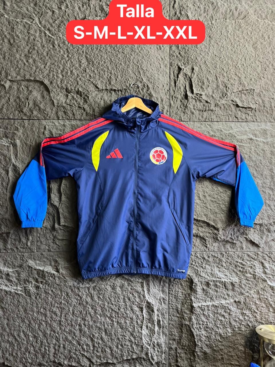 Colombia chaqueta azul oscuro